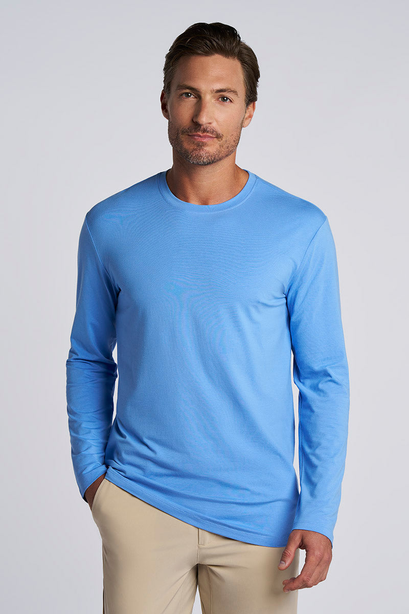 Morada | Men's Everyday Long Sleeve T-Shirt | Bluebell