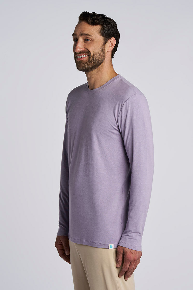 Morada | Men's Everyday Long Sleeve T-Shirt | Lavender Gray