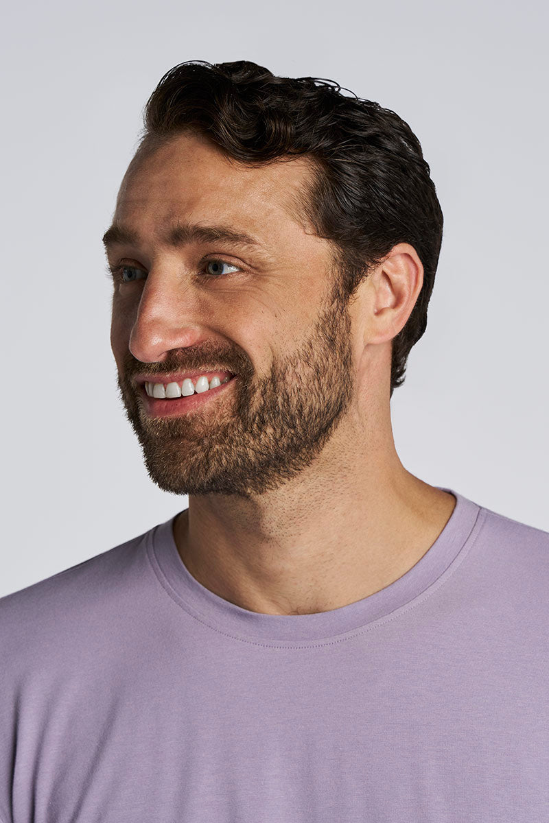 Morada | Men's Everyday Long Sleeve T-Shirt | Lavender Gray