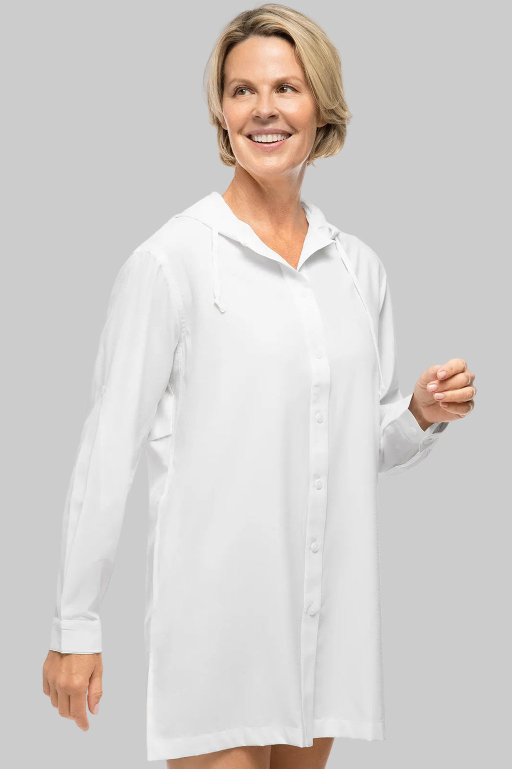 Iztapa Coastal | Sun Shirt | White