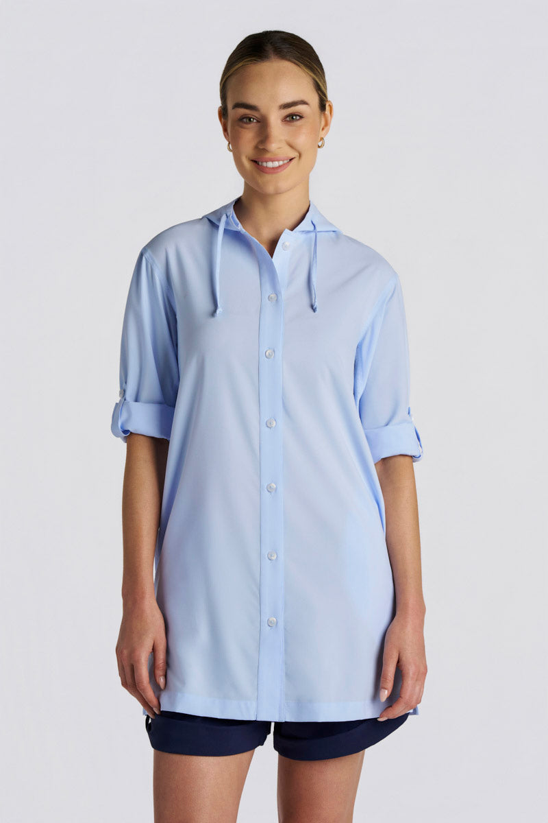 Iztapa Coastal | Sun Shirt | Periwinkle