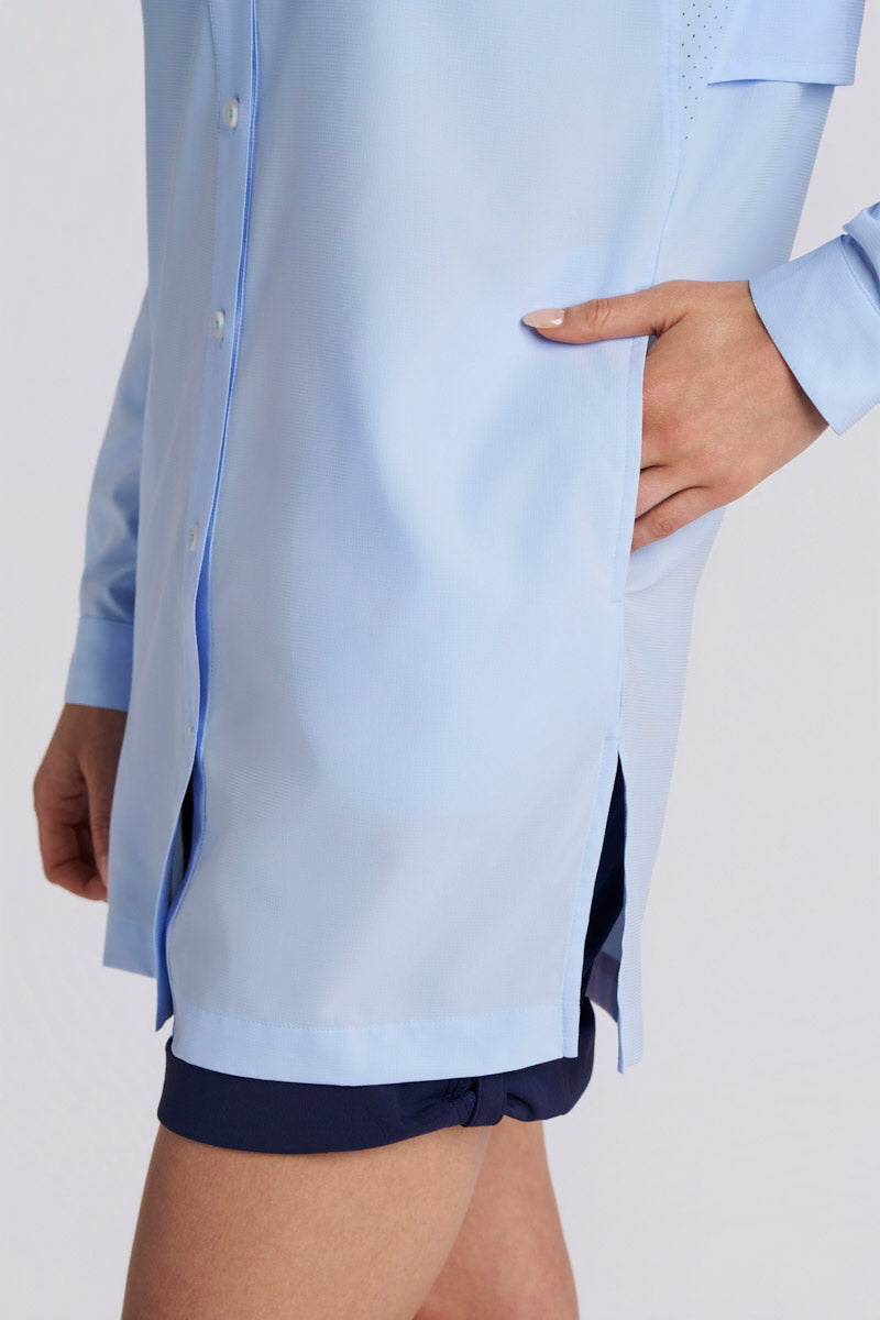 Iztapa Coastal | Sun Shirt | Periwinkle