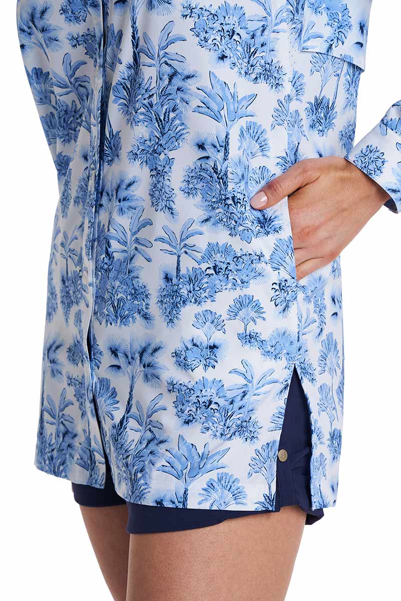Iztapa Coastal | Sun Shirt | Periwinkle Isla Bonita