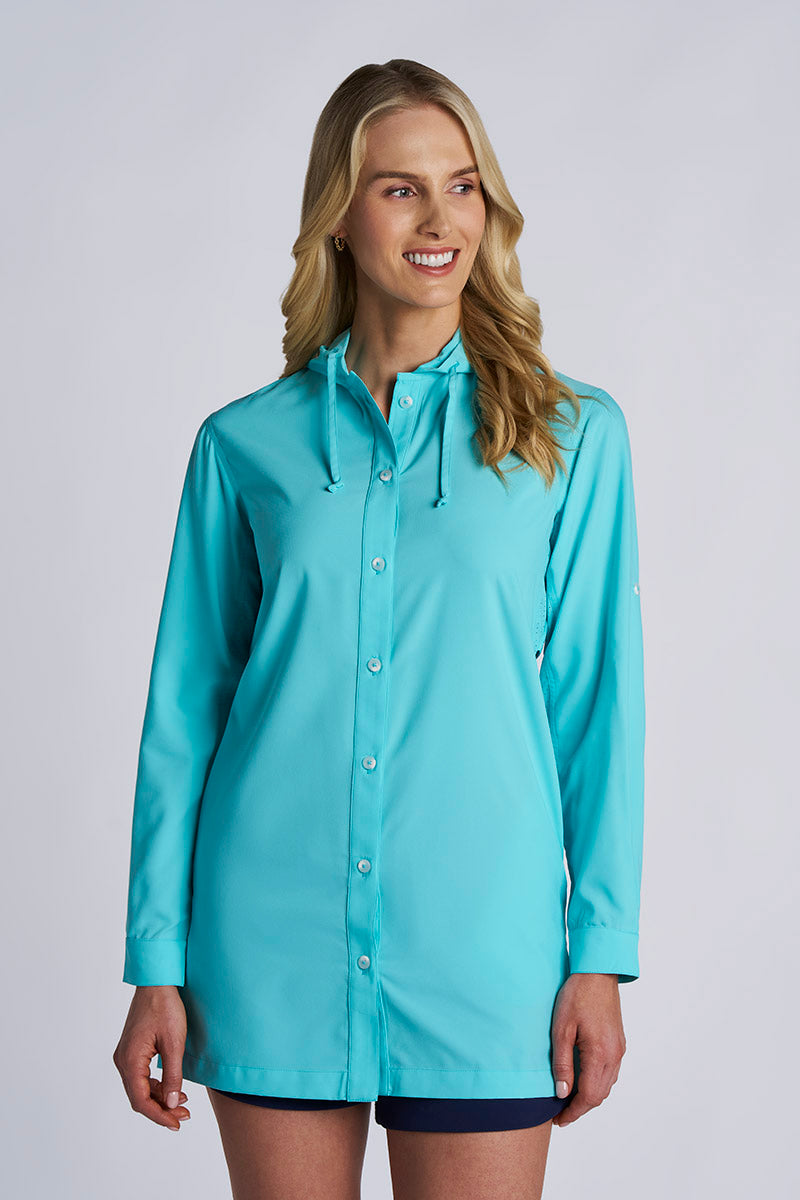 Iztapa Coastal | Sun Shirt | Coolibar Blue