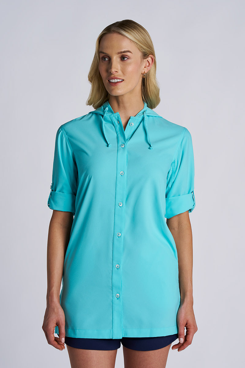 Iztapa Coastal | Sun Shirt | Coolibar Blue