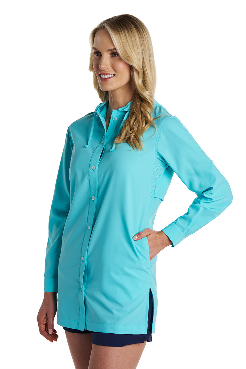Iztapa Coastal | Sun Shirt | Coolibar Blue