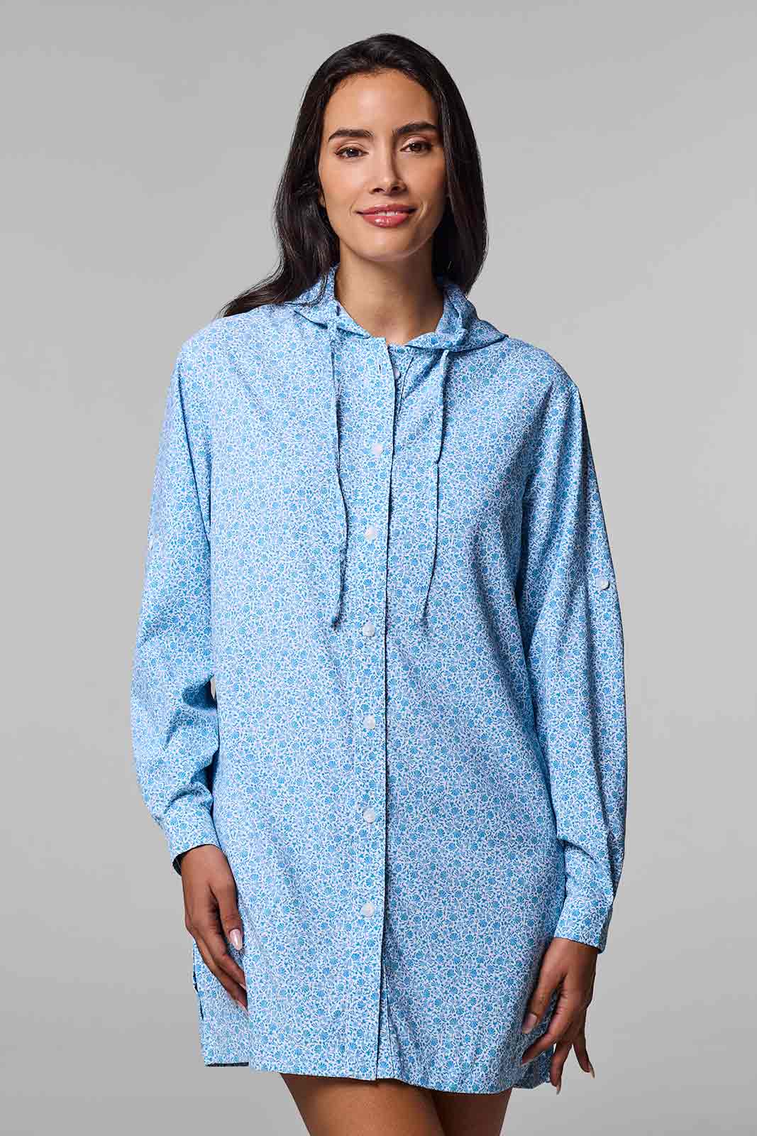 Iztapa Coastal | Sun Shirt | Malibu Blue Shell We