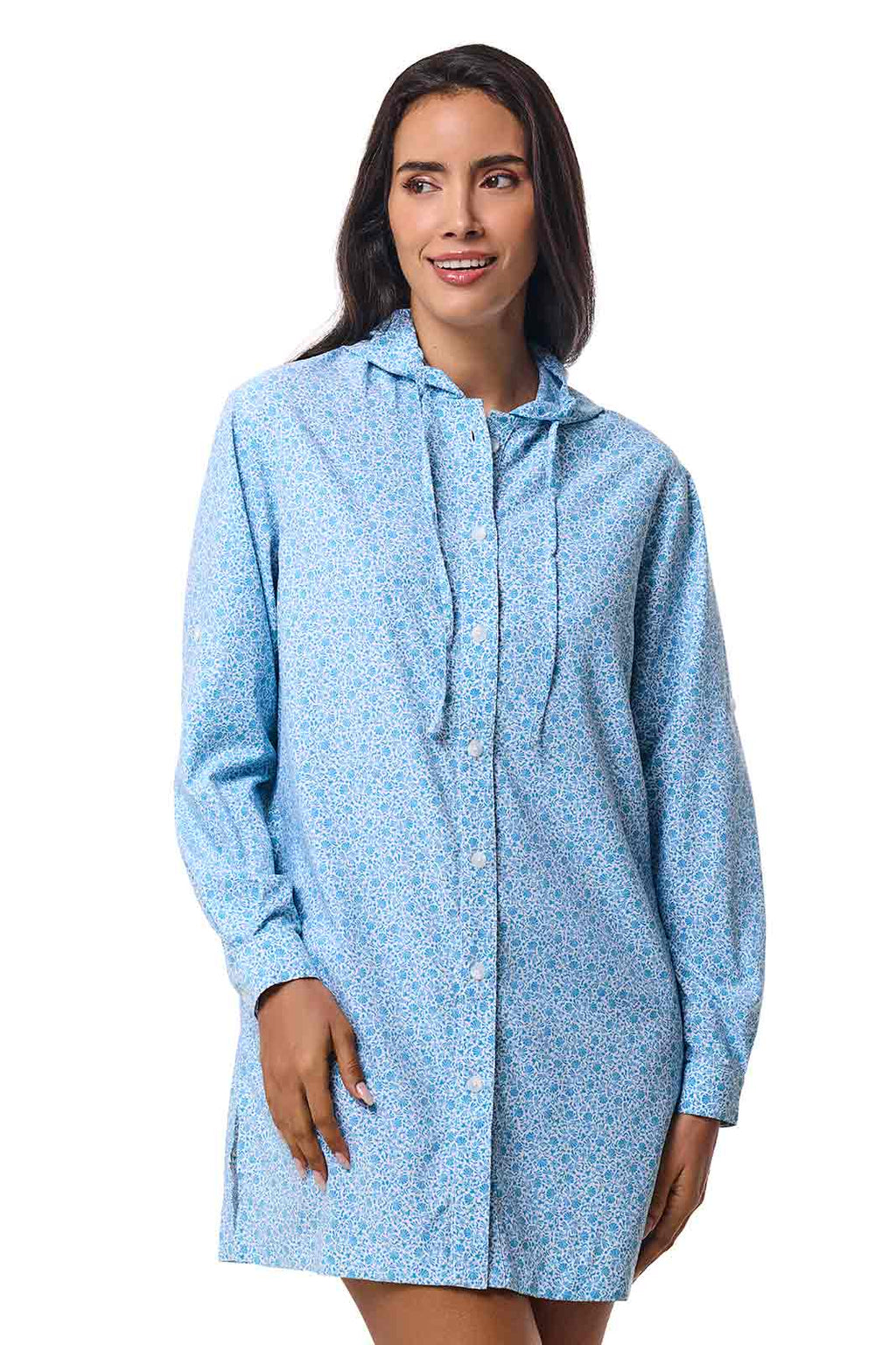 Iztapa Coastal | Sun Shirt | Malibu Blue Shell We