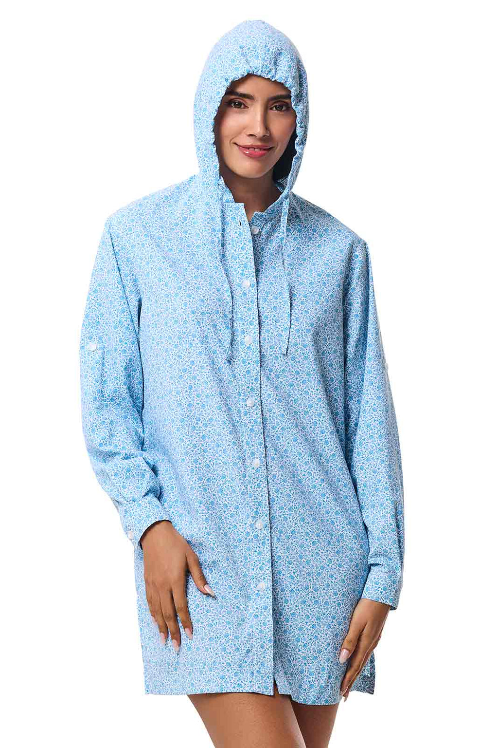 Iztapa Coastal | Sun Shirt | Malibu Blue Shell We