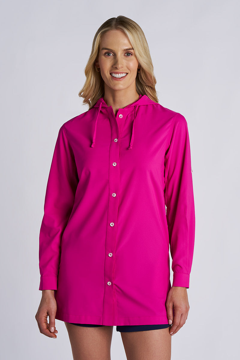Iztapa Coastal | Sun Shirt | Fuchsia