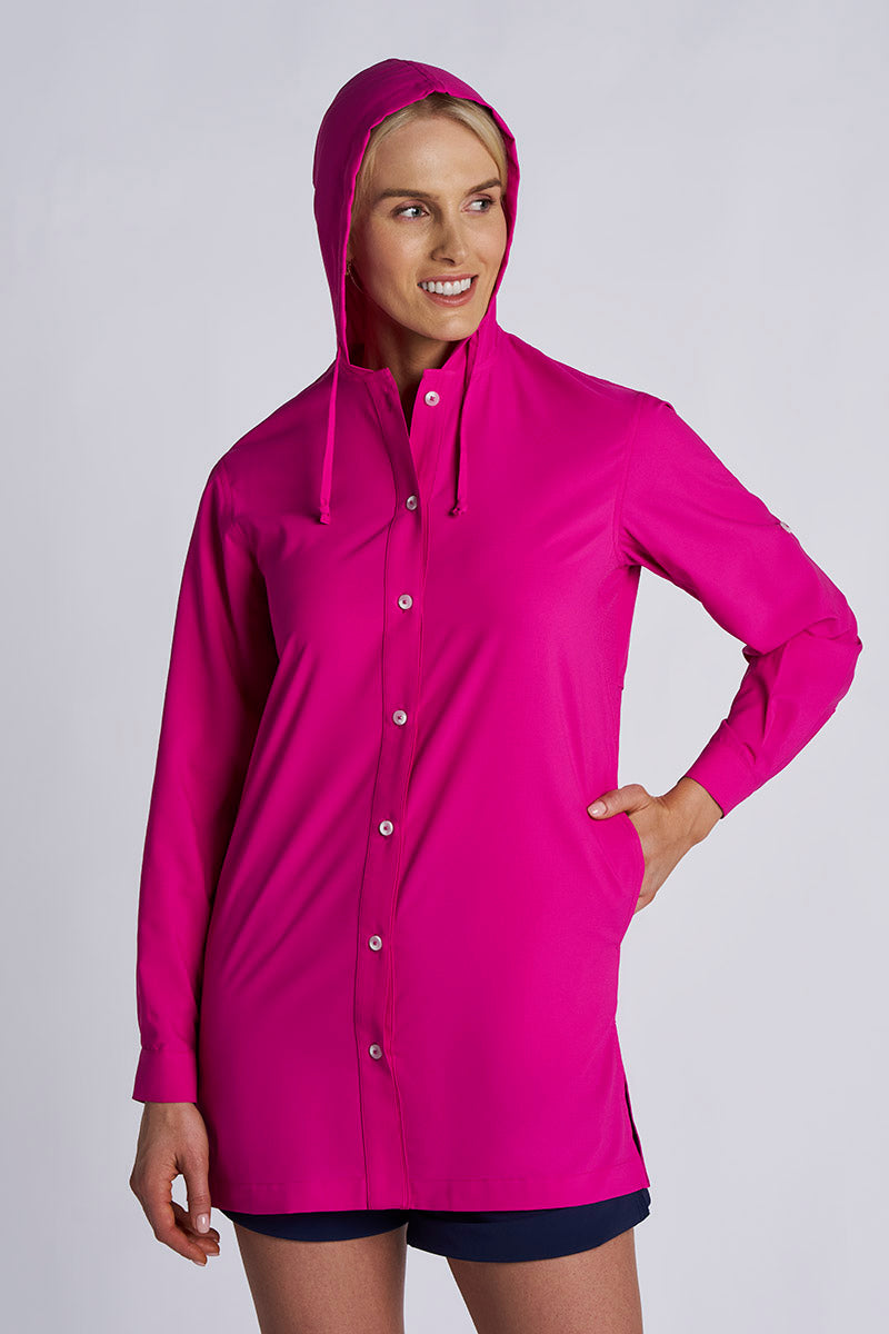 Iztapa Coastal | Sun Shirt | Fuchsia