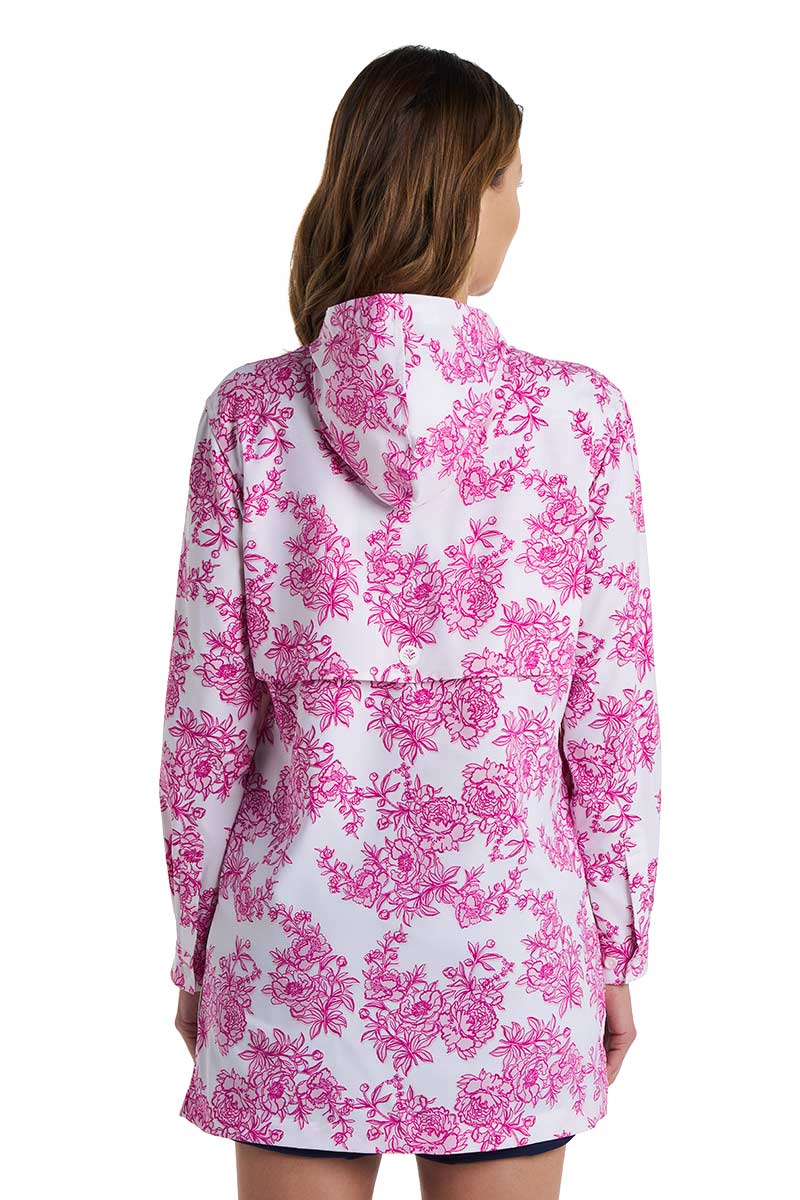 Iztapa Coastal | Sun Shirt | Fuchsia Bouquet