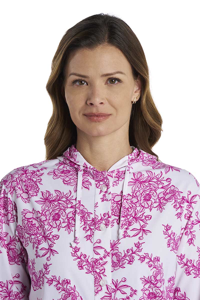 Iztapa Coastal | Sun Shirt | Fuchsia Bouquet