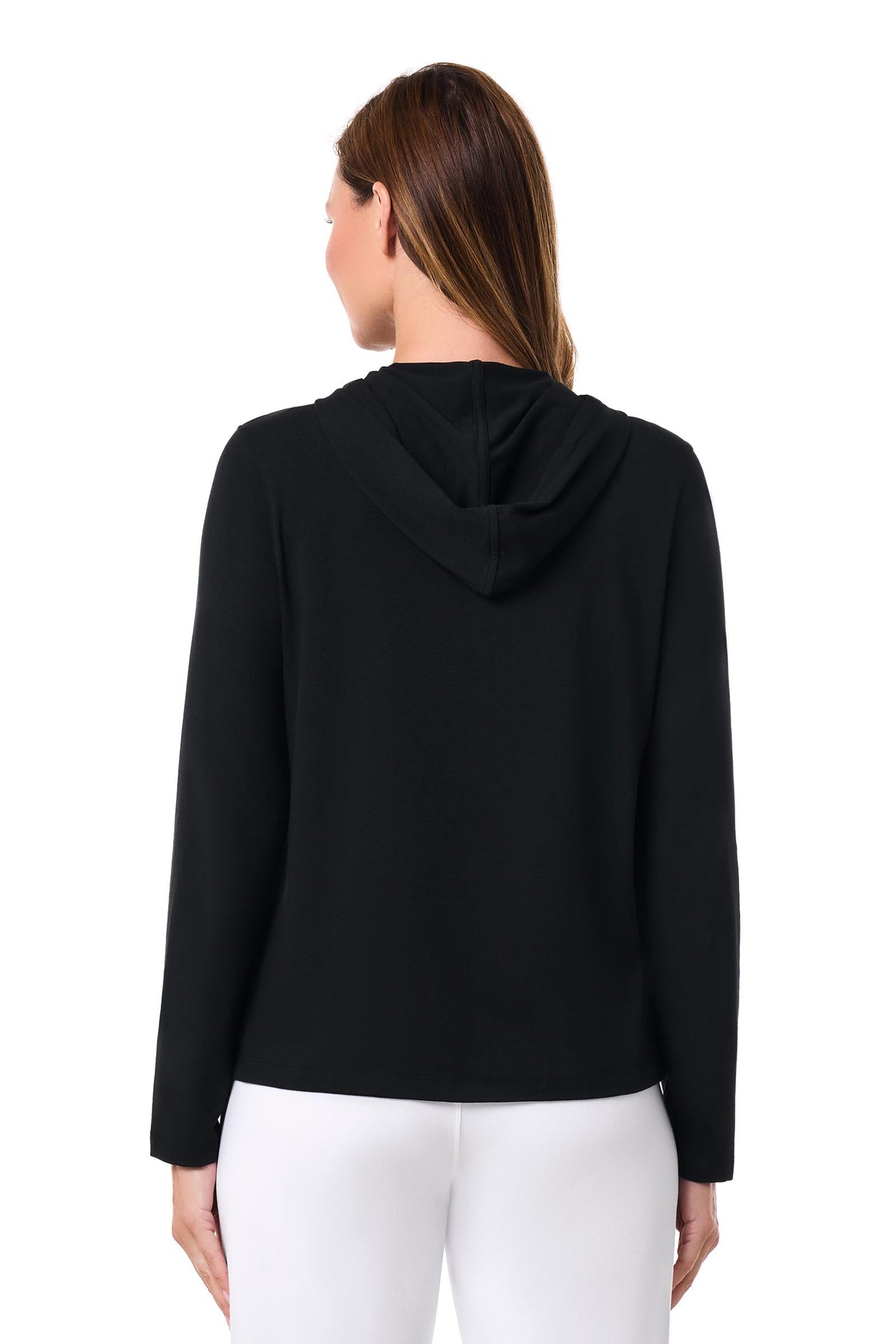 Seaside | Women's Zip-Up Hoodie | Black