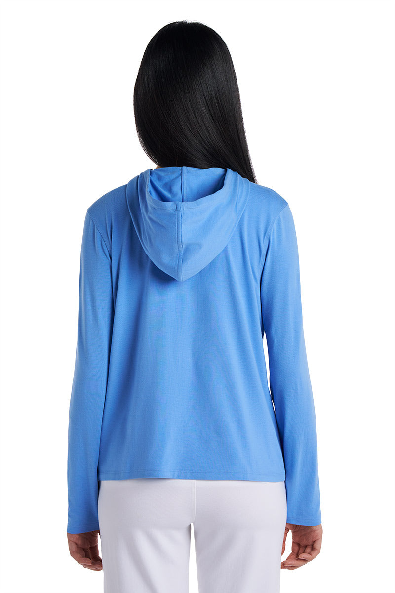Seaside | Women's Zip-Up Hoodie | Bluebell