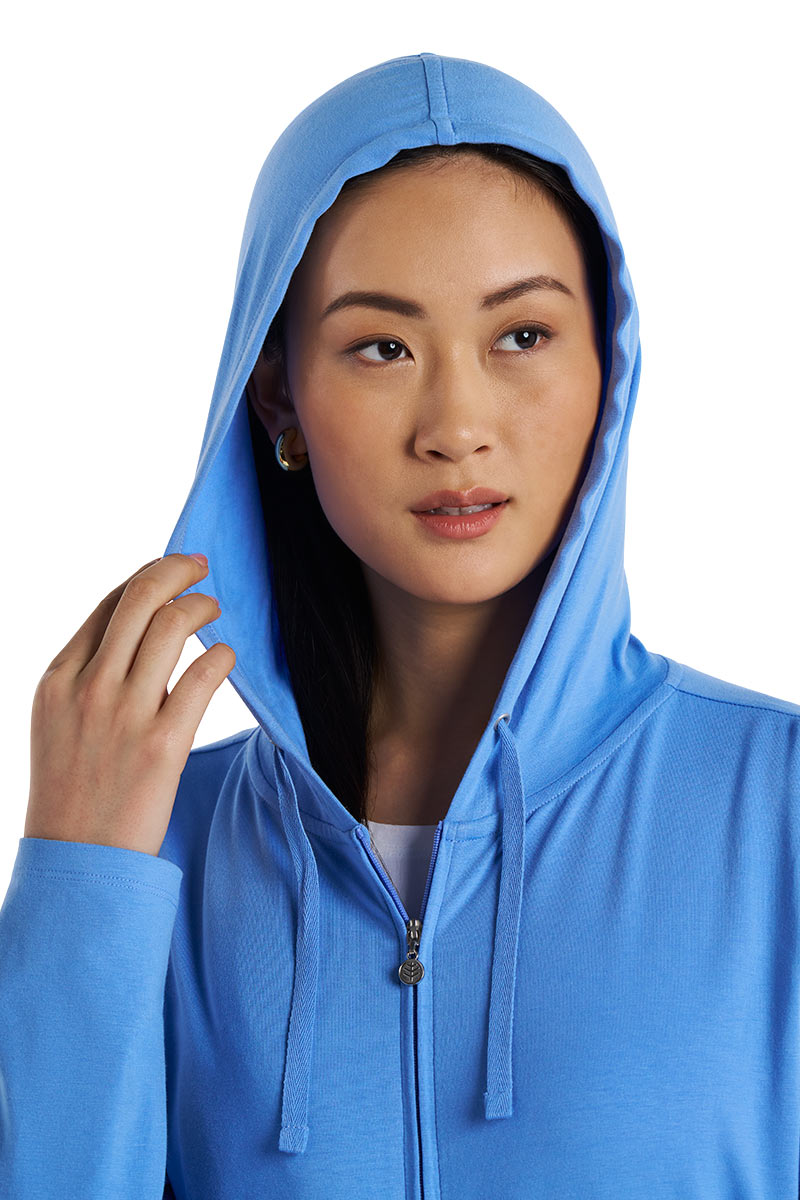Seaside | Women's Zip-Up Hoodie | Bluebell