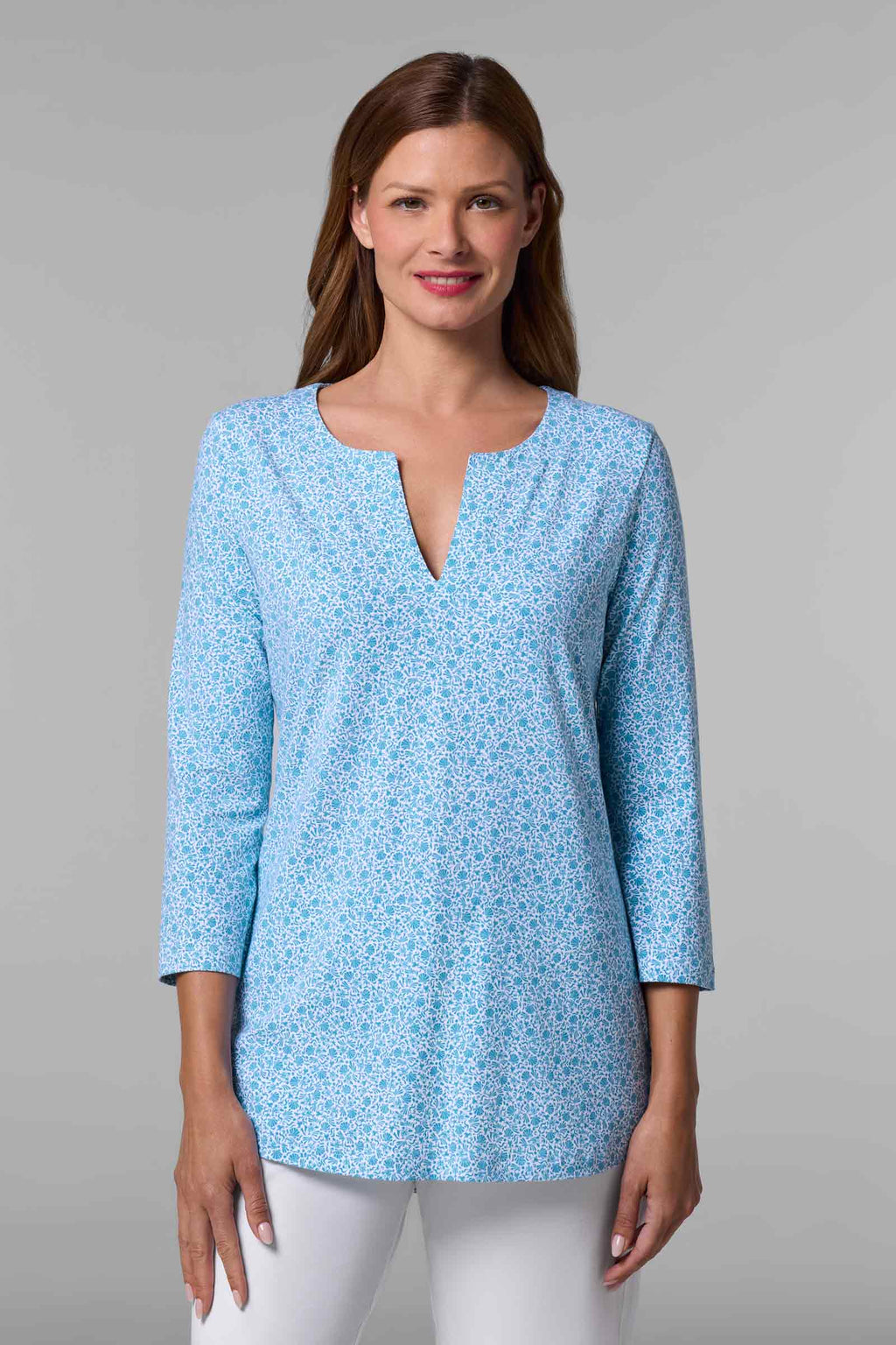 Coolibar Women St Lucia Tunic Top Sun Protective Soft Comfort Relaxed Fit For Daily Wear
