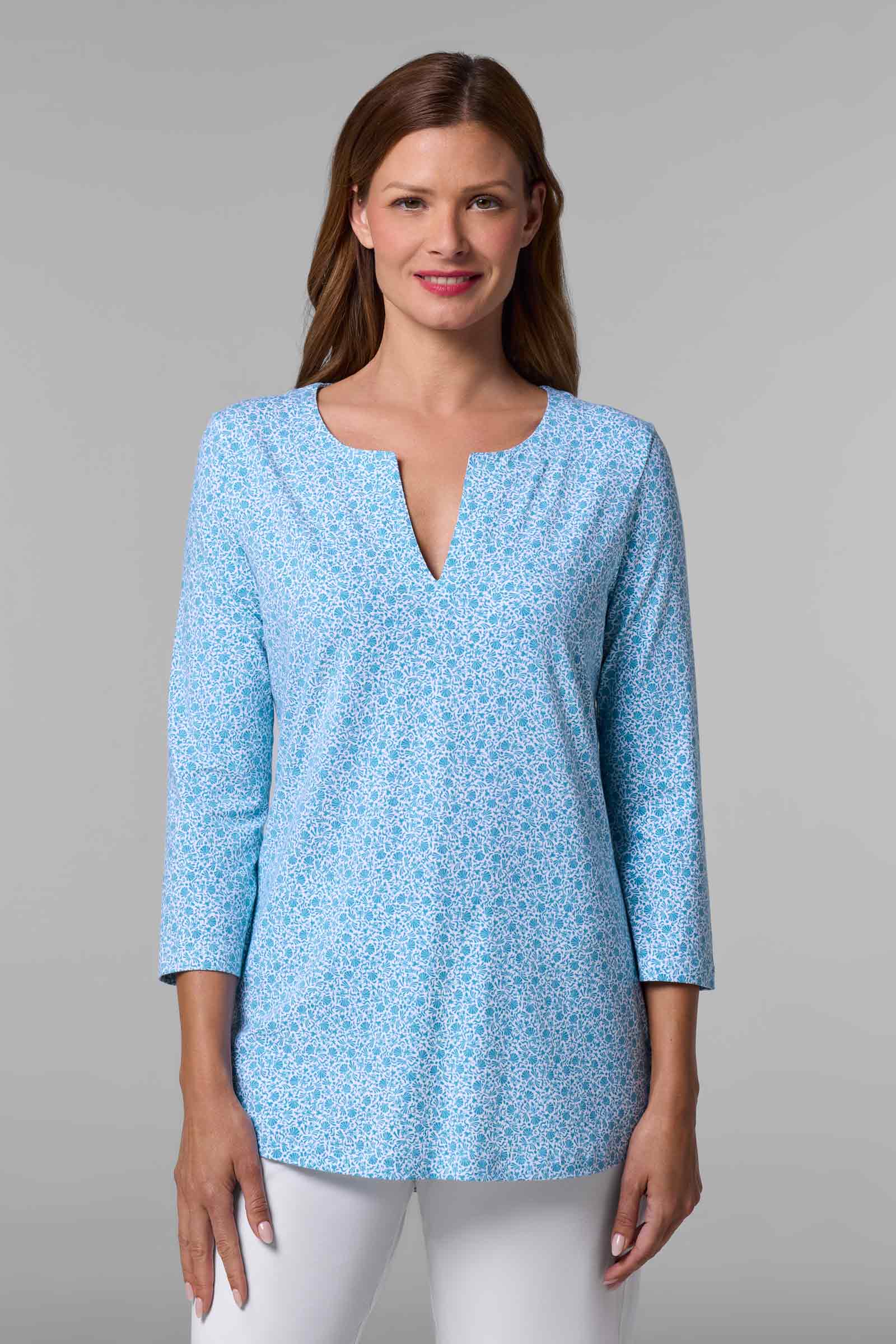 Coolibar Women St Lucia Tunic Top Sun Protective Soft Comfort Relaxed Fit For Daily Wear