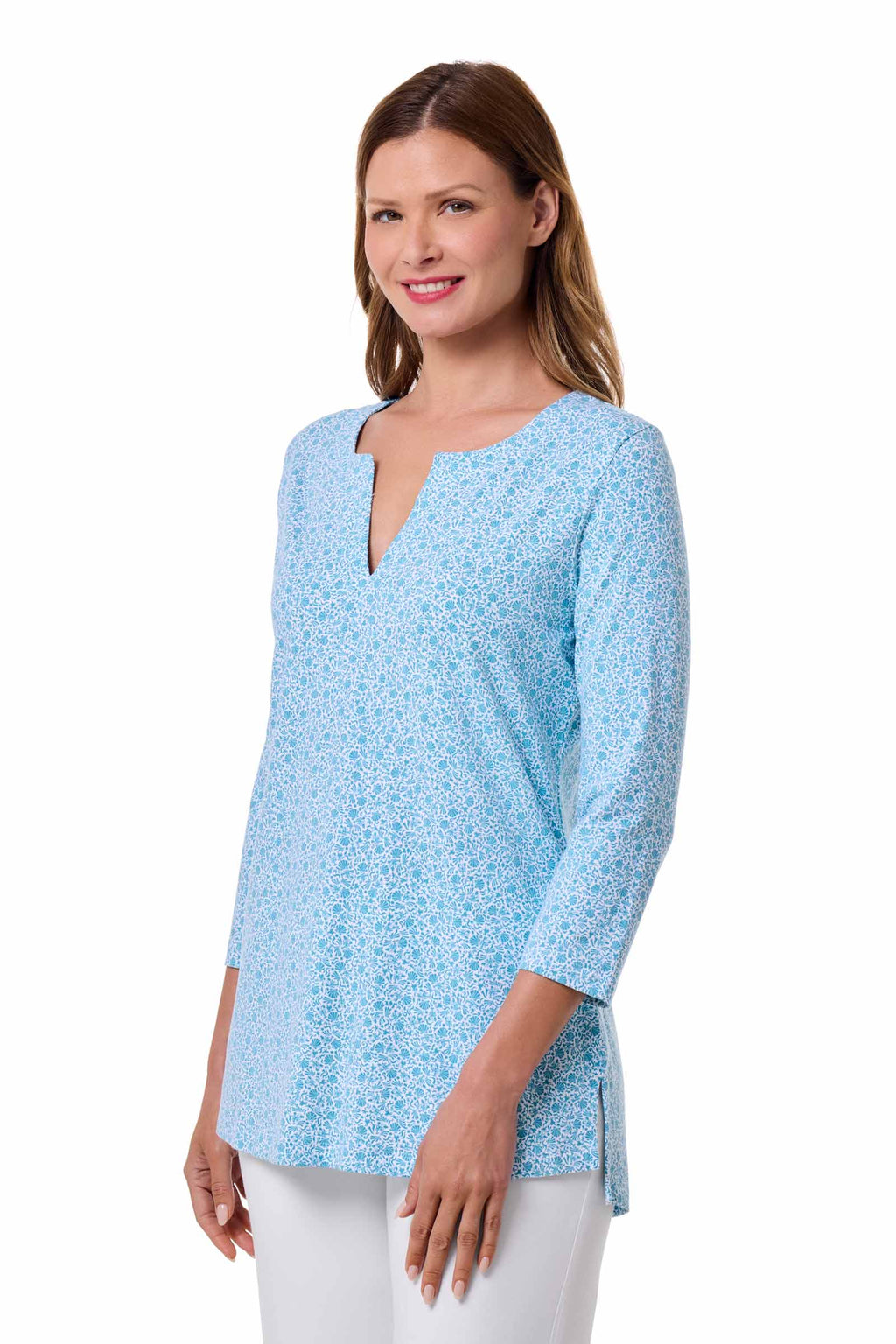 Coolibar Women St Lucia Tunic Top Sun Protective Soft Comfort Relaxed Fit For Daily Wear