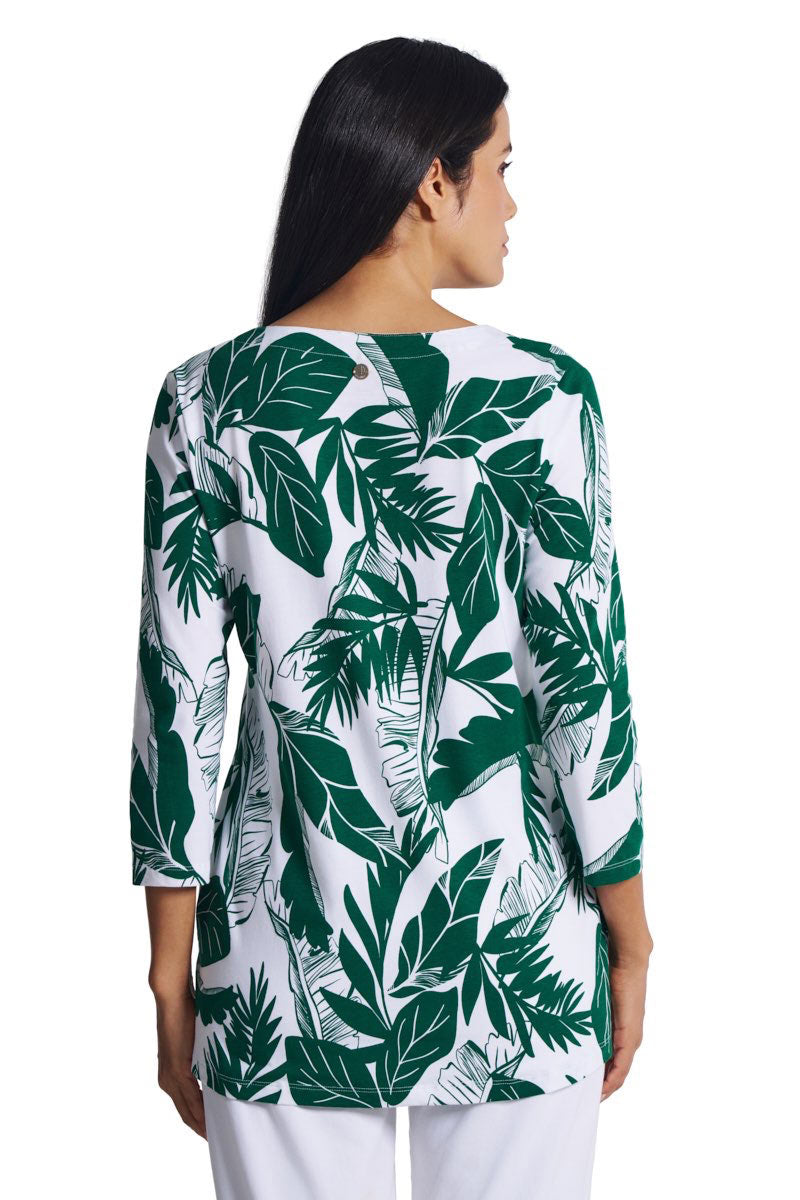 Coolibar Women St Lucia Tunic Top Sun Safe Lightweight Flattering Relaxed Fit For Everyday Wear
