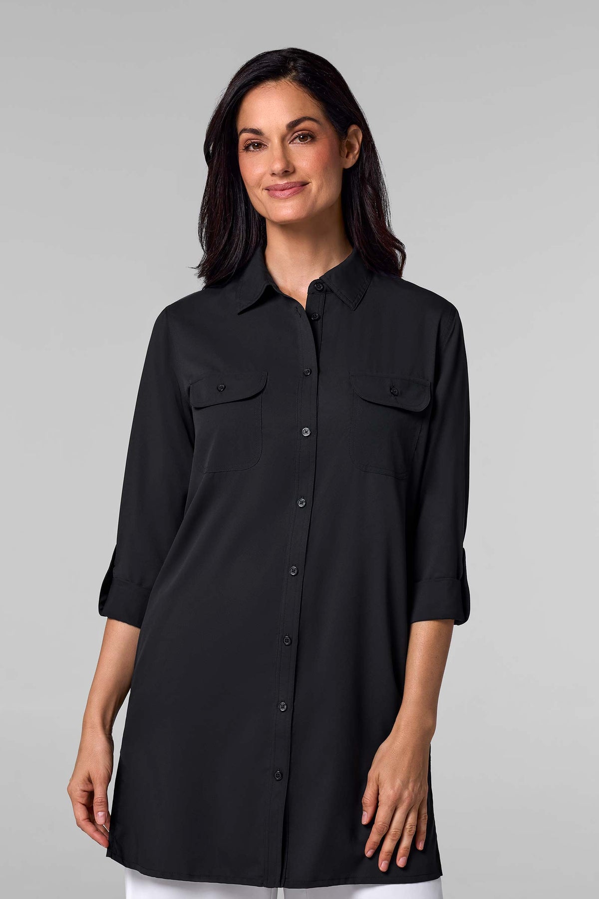 Santorini | Women's Tunic Shirt | Black