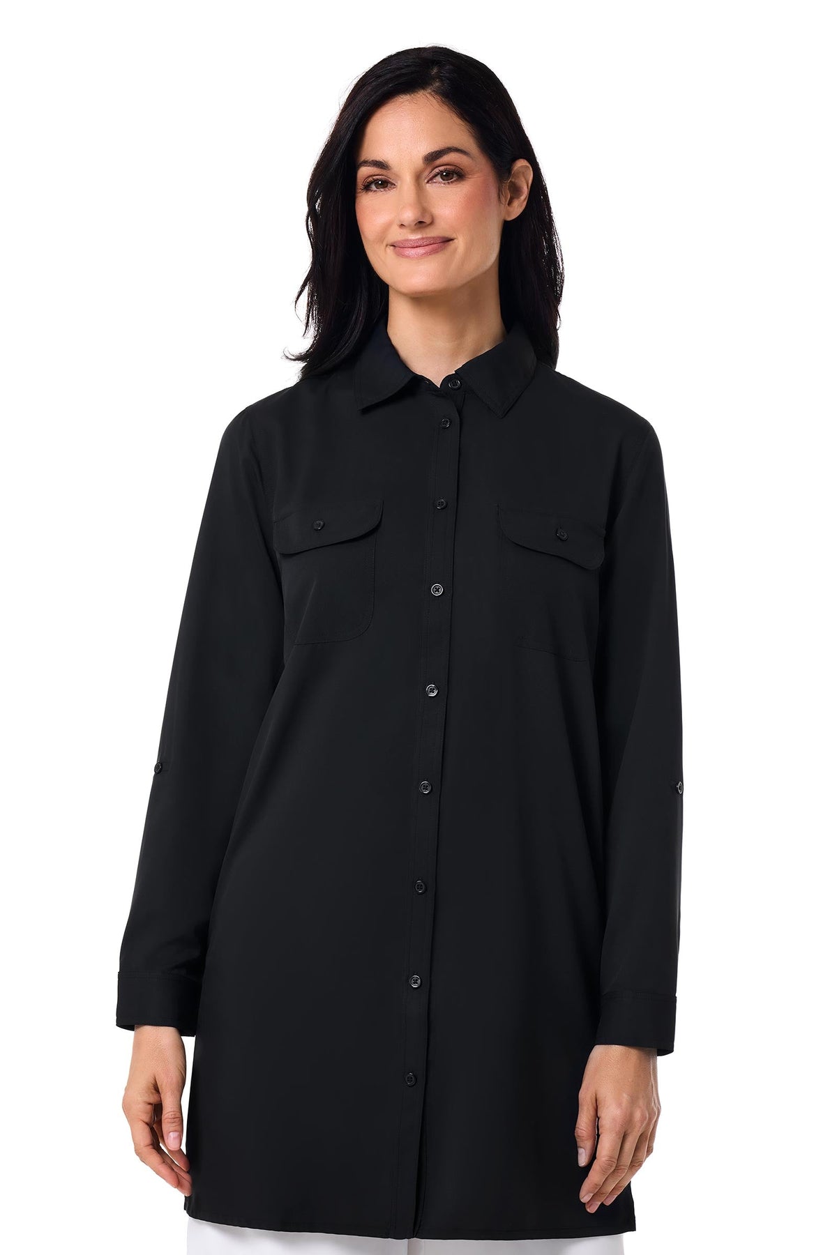 Santorini | Women's Tunic Shirt | Black