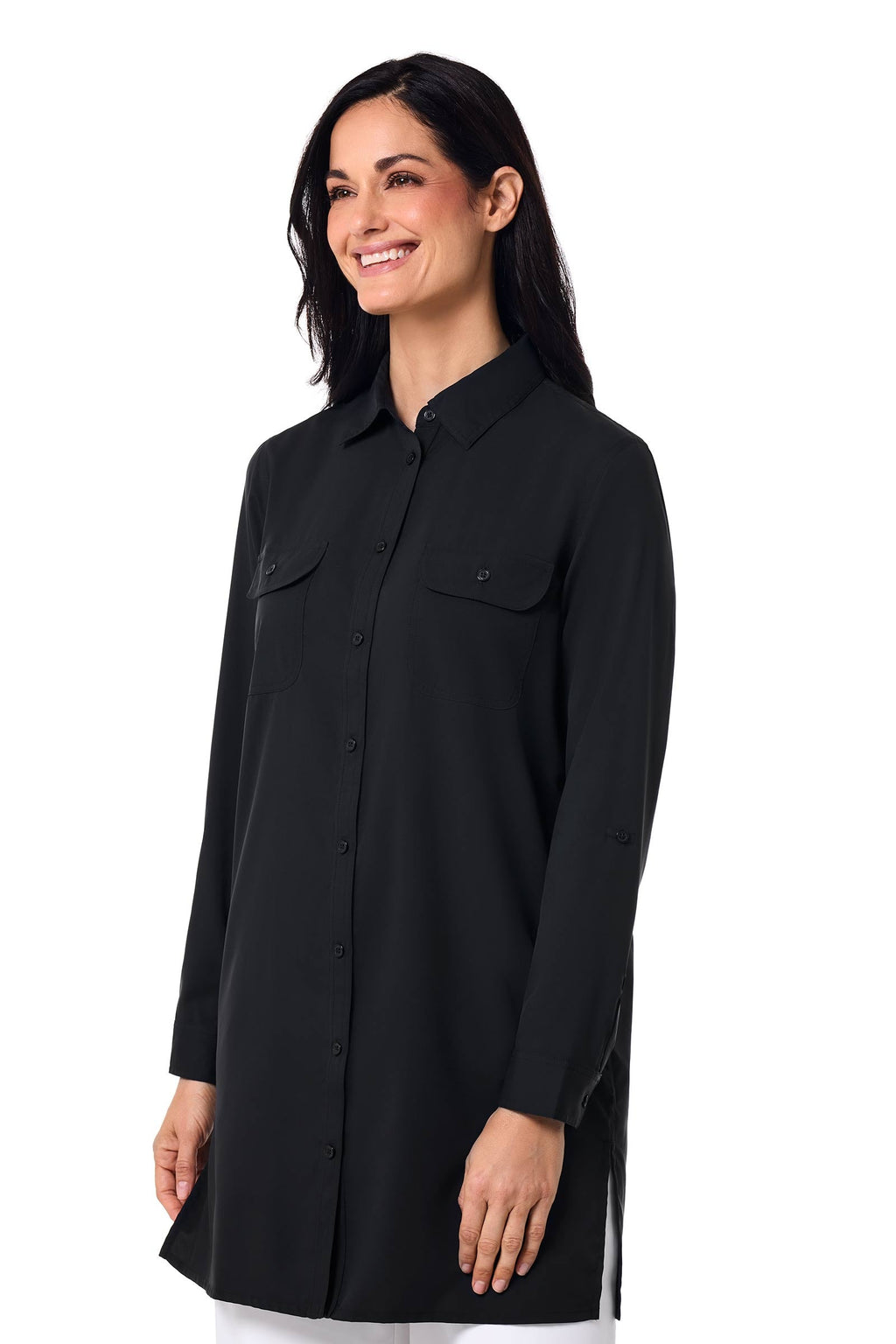 Santorini | Women's Tunic Shirt | Black