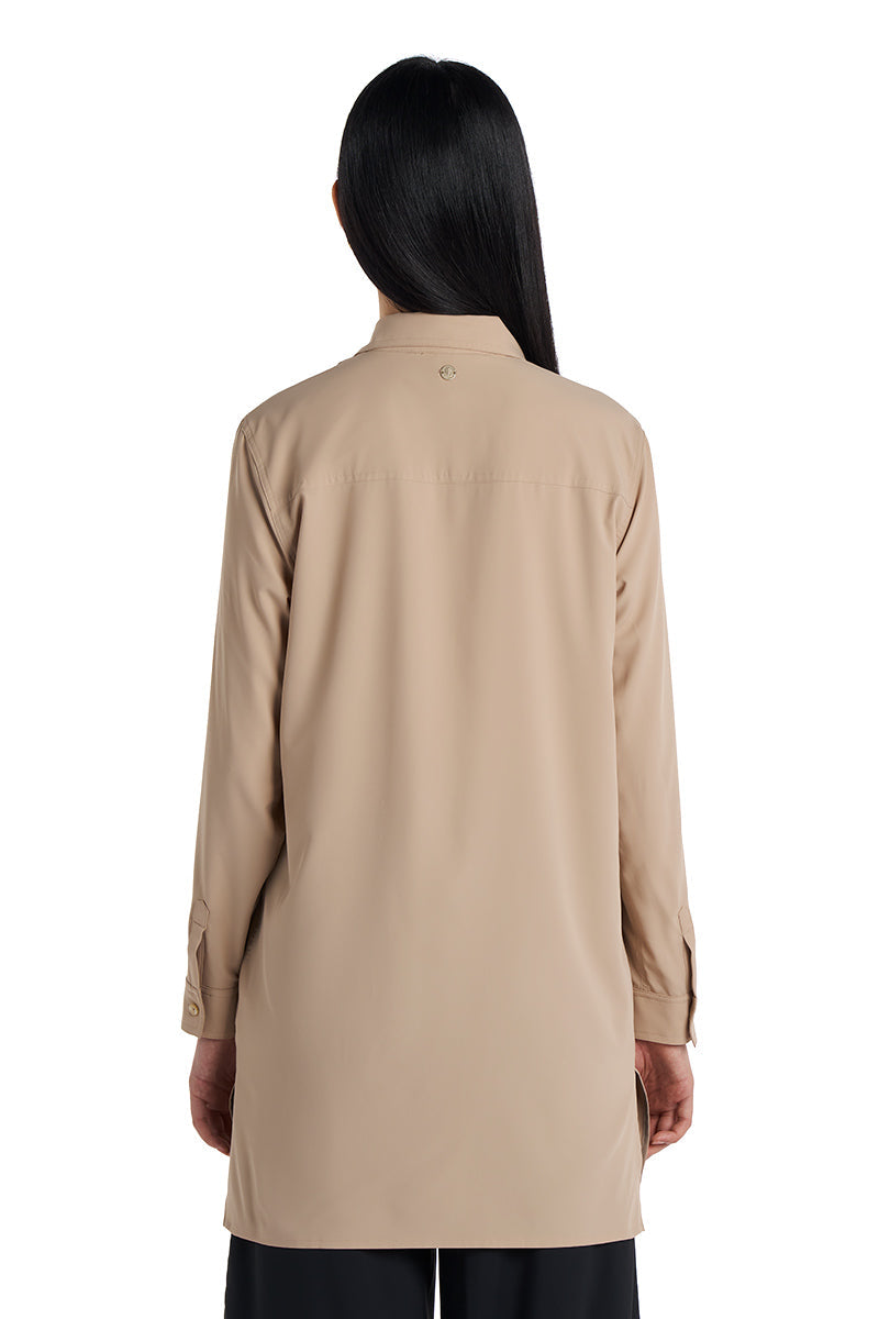 Santorini | Women's Tunic Shirt | Pale Khaki