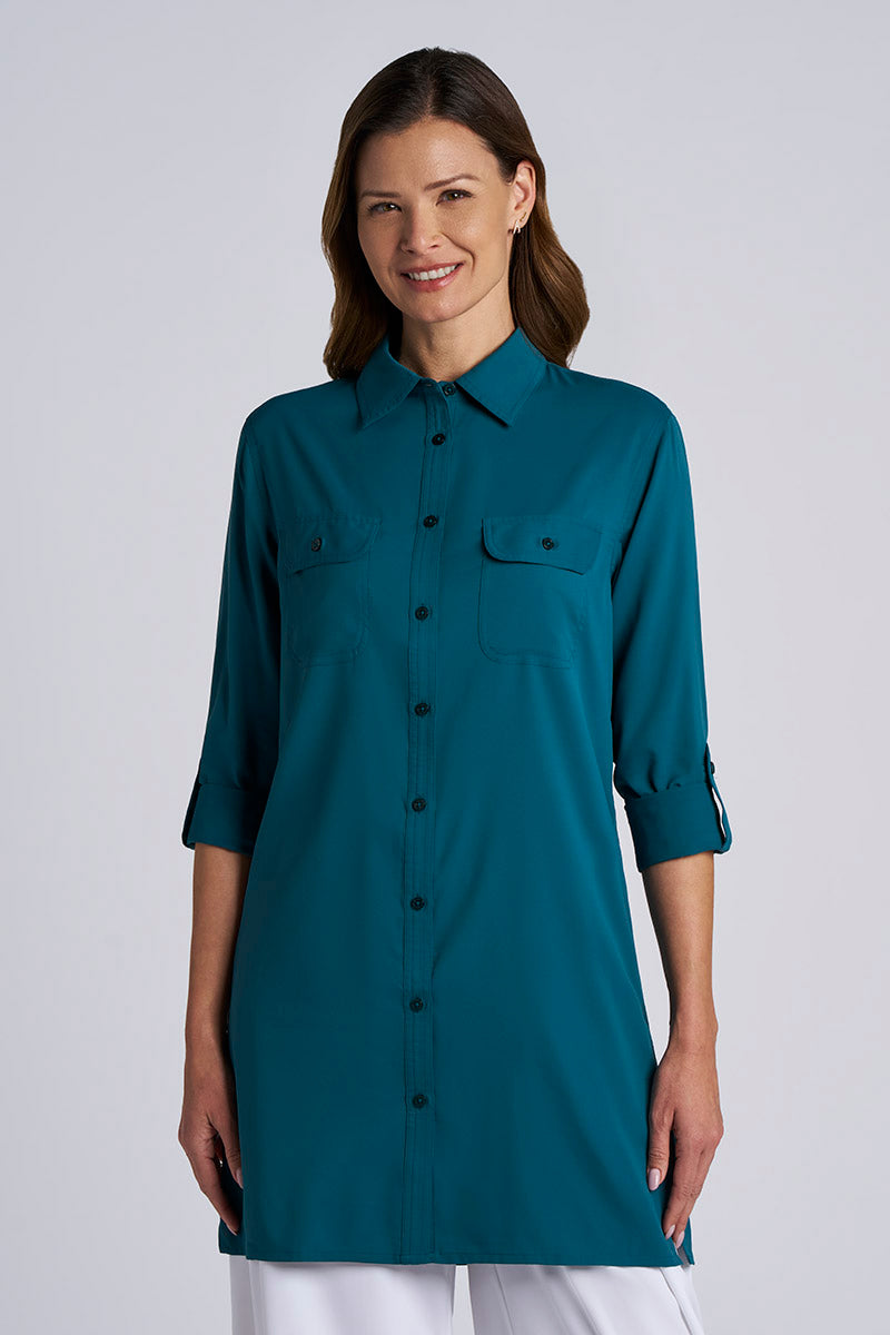 Santorini | Women's Tunic Shirt | Transformative Teal