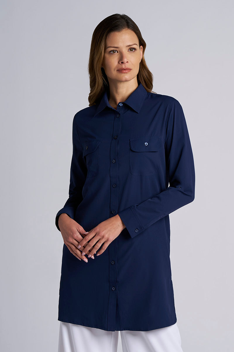 Santorini | Women's Tunic Shirt | Navy
