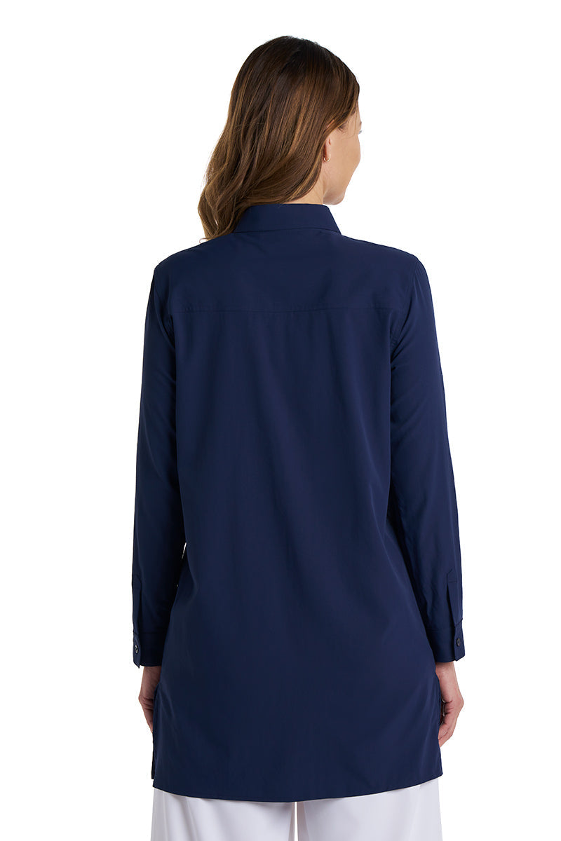 Santorini | Women's Tunic Shirt | Navy