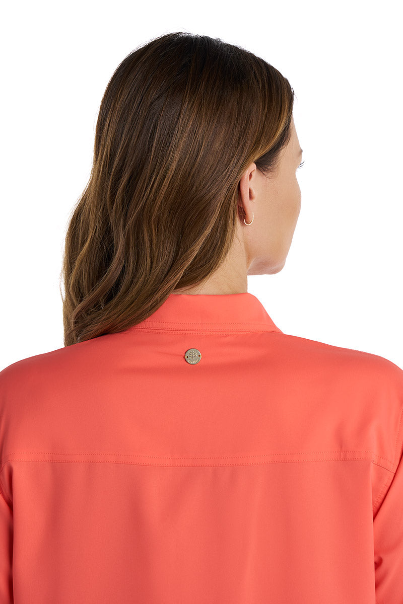 Santorini | Women's Tunic Shirt | Coral Reef