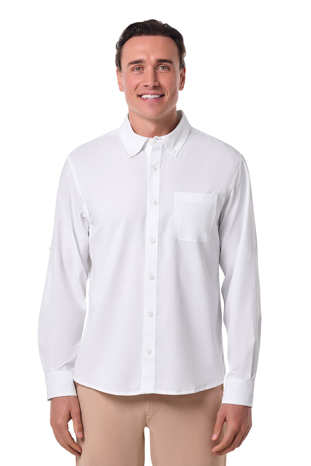 Aricia | Men's Long Sleeve Shirt | White