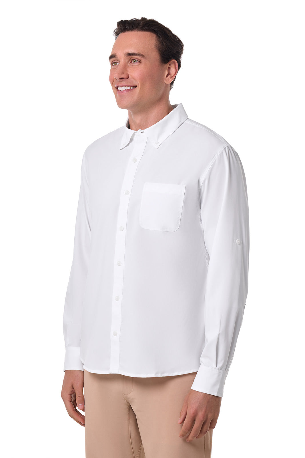 Aricia | Men's Long Sleeve Shirt | White