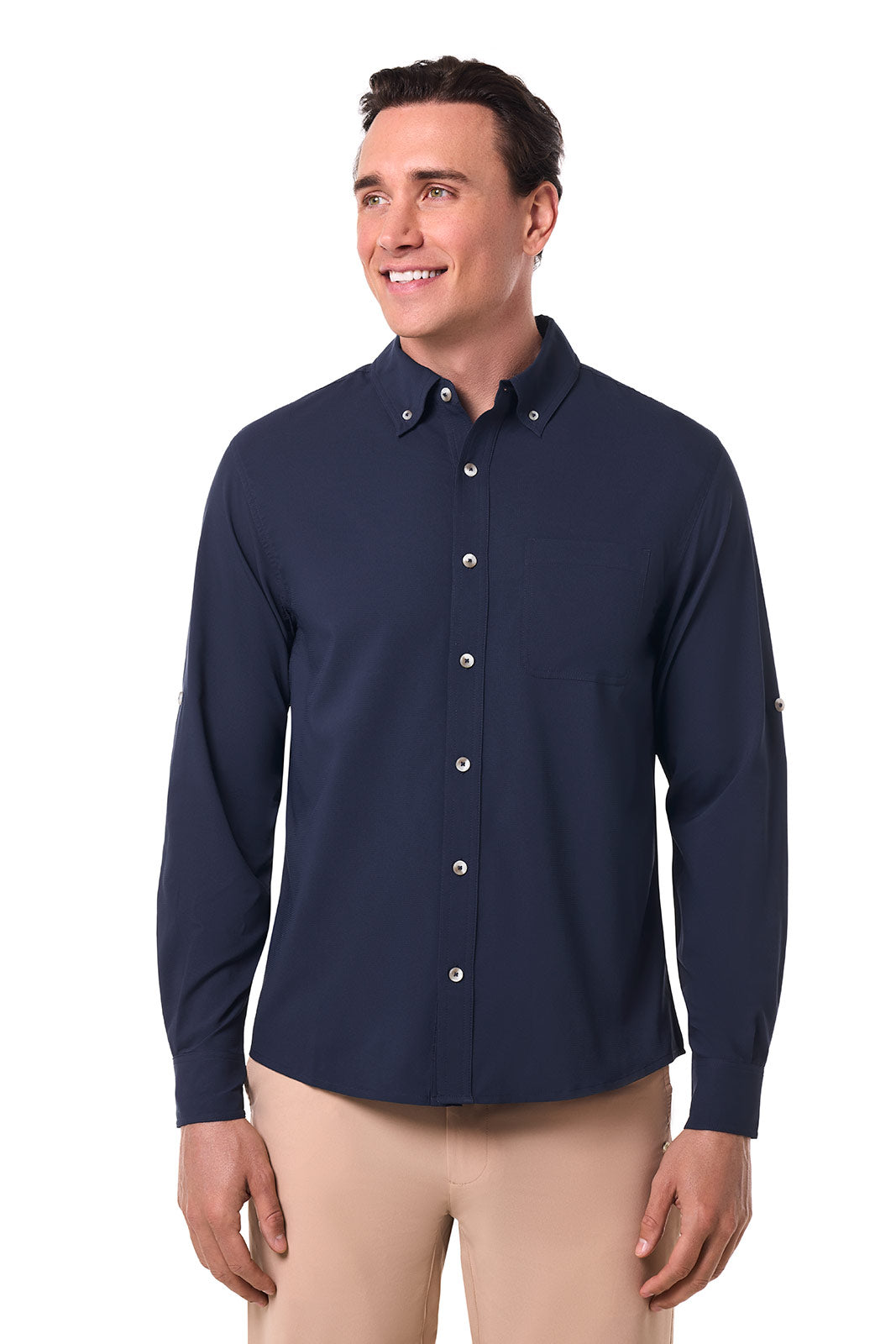 Aricia | Men's Long Sleeve Shirt | Navy