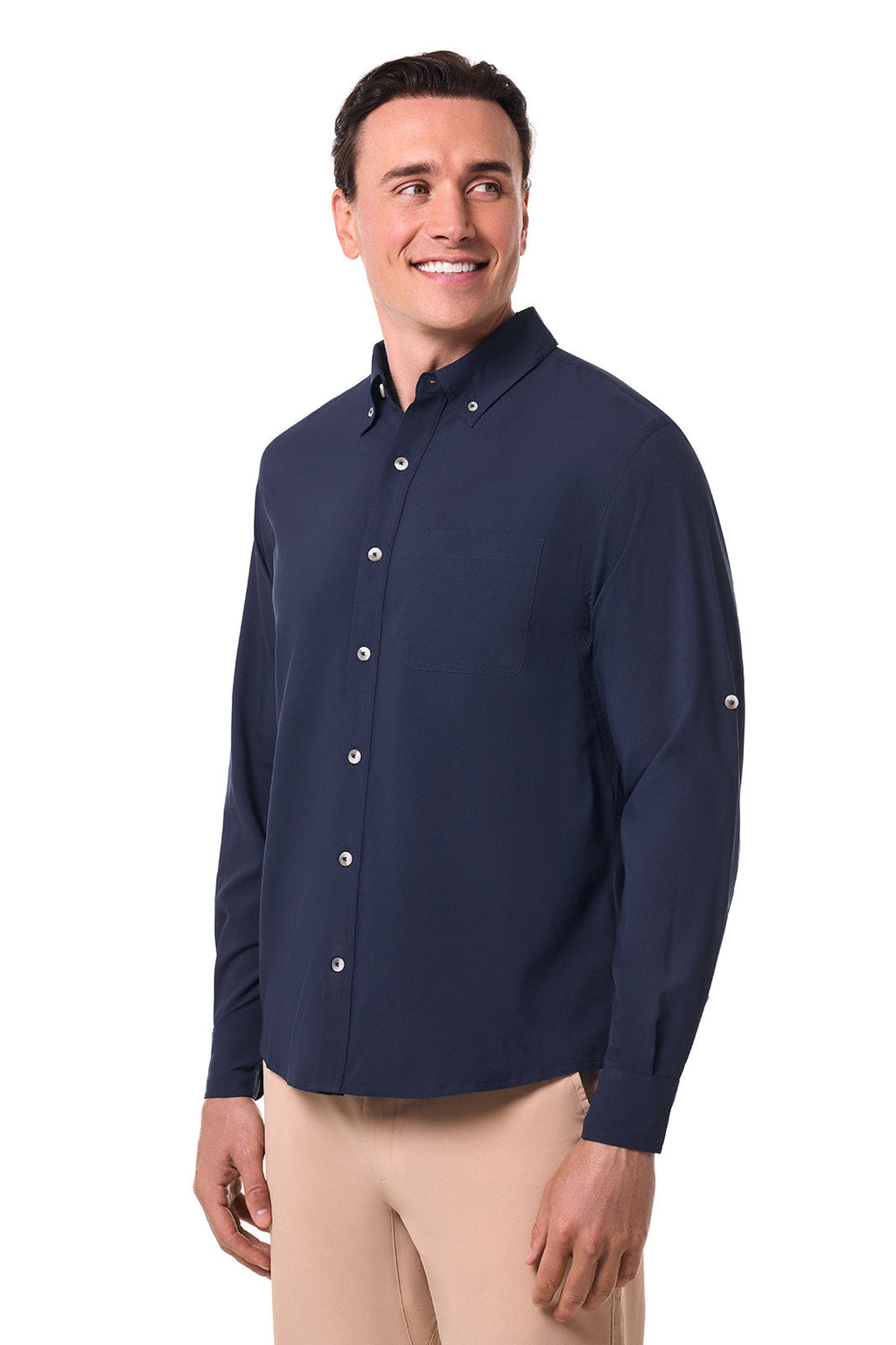 Aricia | Men's Long Sleeve Shirt | Navy