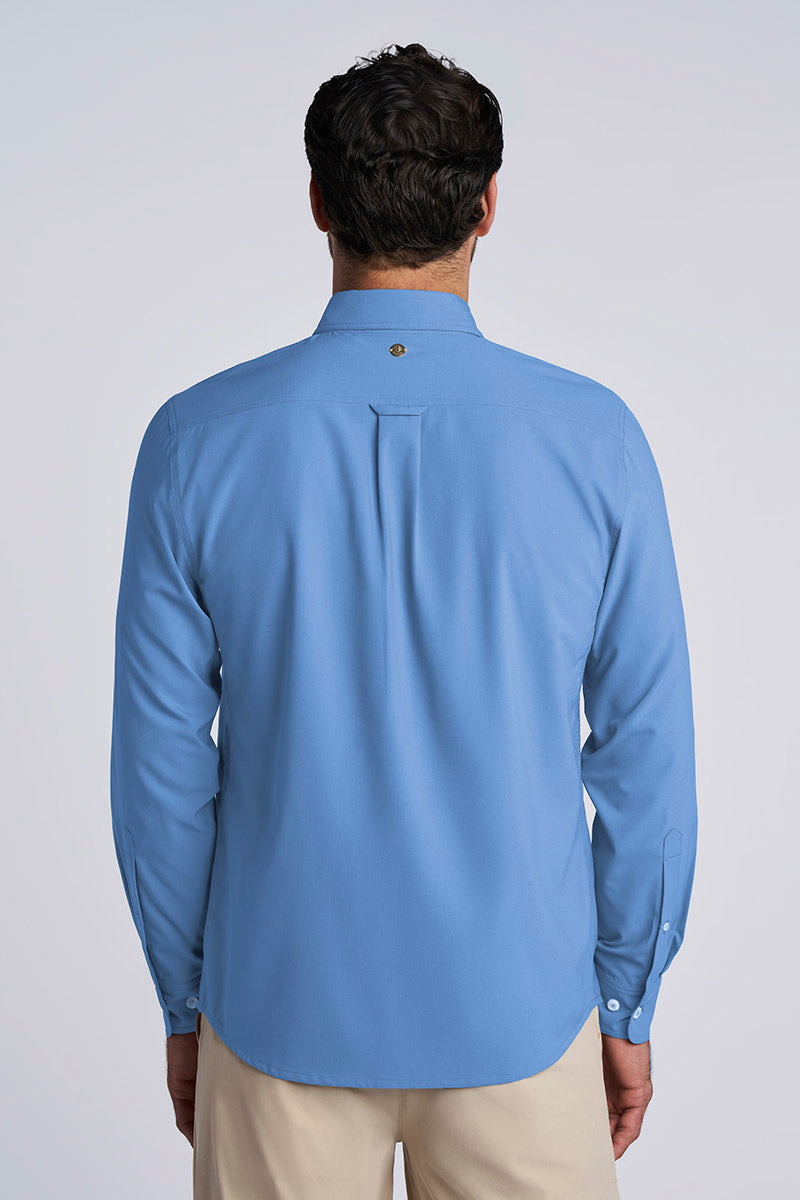 Aricia | Men's Long Sleeve Shirt | Bluebell