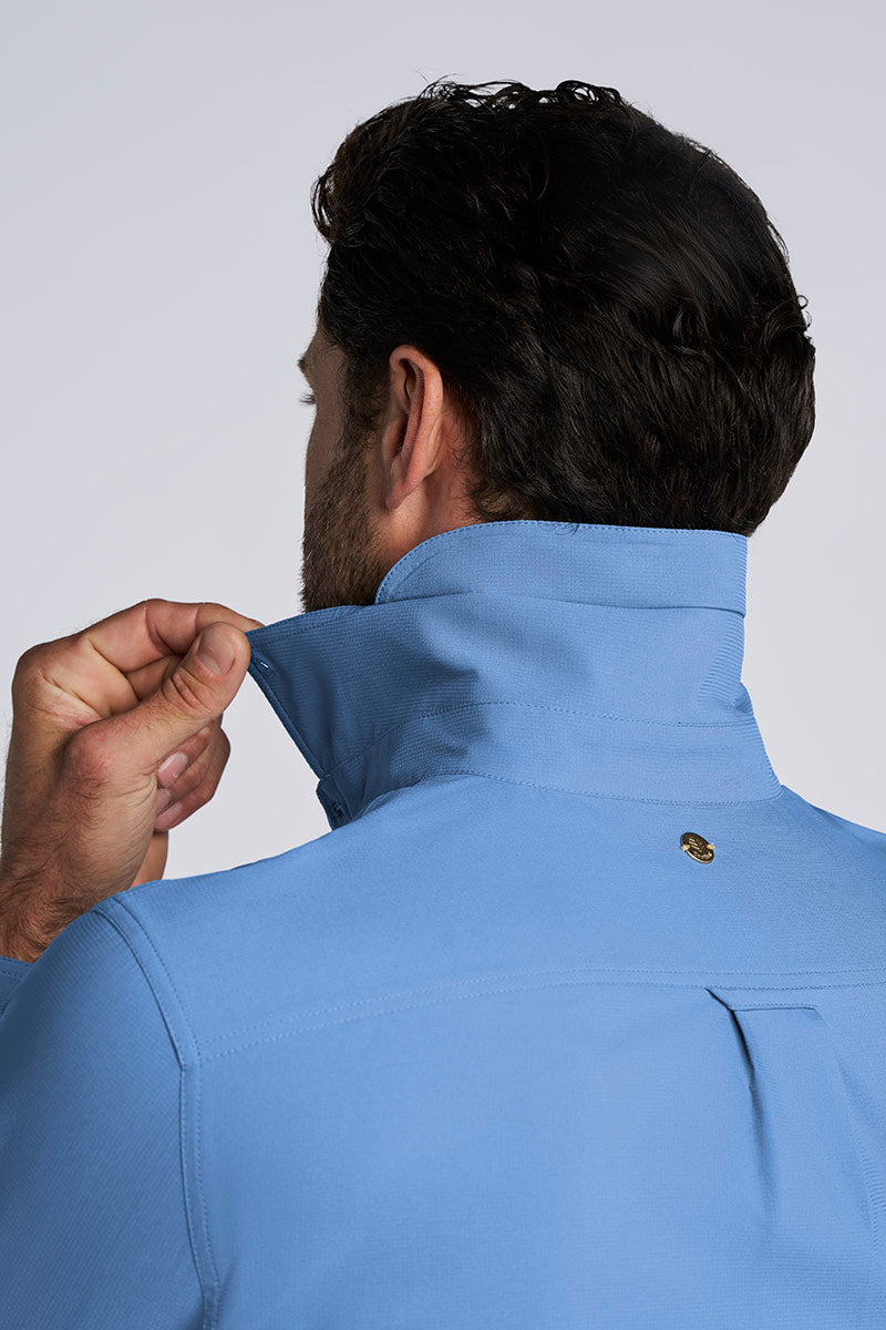 Aricia | Men's Long Sleeve Shirt | Bluebell