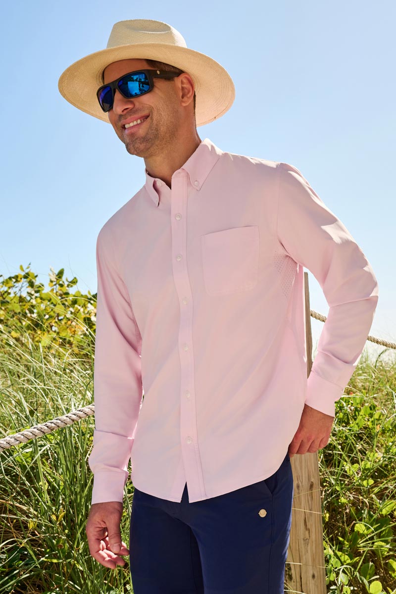 Aricia | Men's Long Sleeve Shirt | Powder