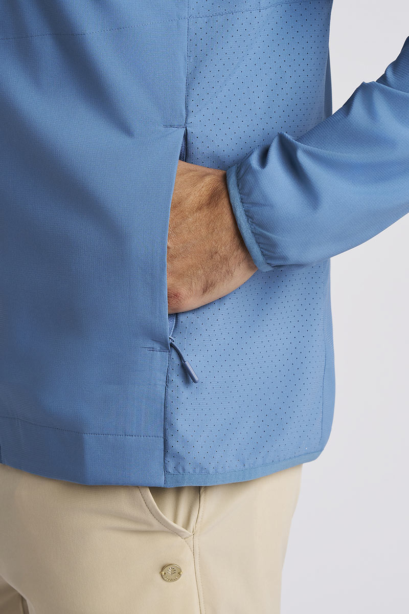 Arcadian | Men's Packable Jacket | Blue Dusk