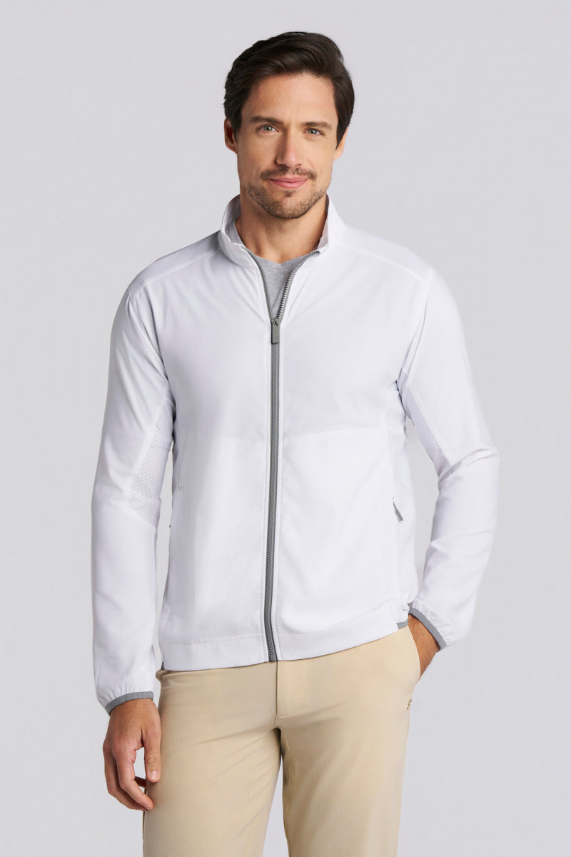 Arcadian | Men's Packable Jacket | White