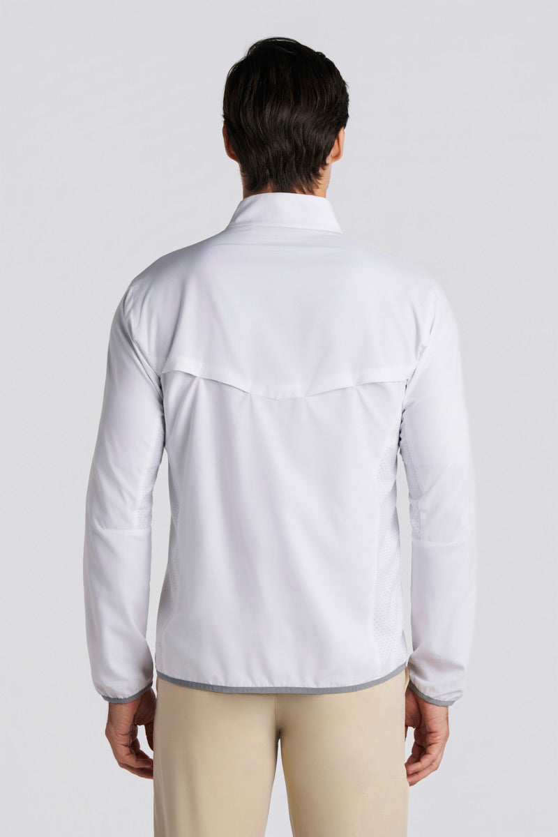 Arcadian | Men's Packable Jacket | White