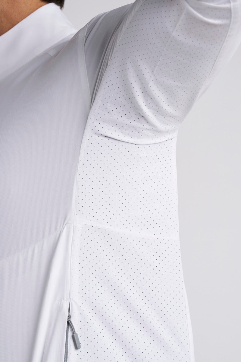 Arcadian | Men's Packable Jacket | White