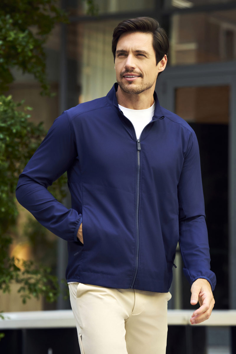 Arcadian | Men's Packable Jacket | Navy