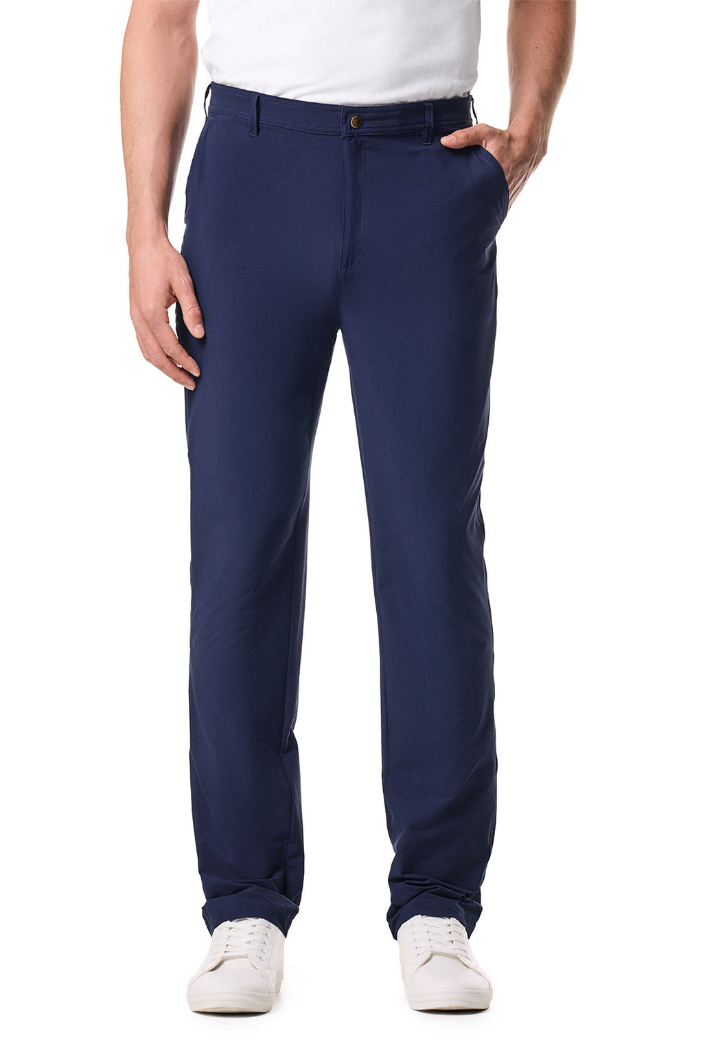 Coolibar Men's Marco Summer Lightweight Sun Safe Pants With Zip Pocket For Active Men