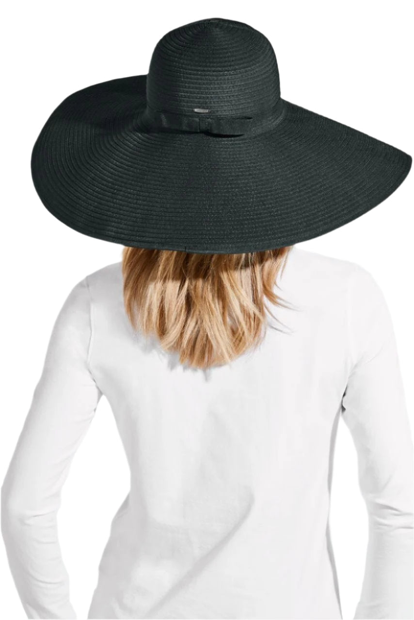 Shelby | Shapeable Poolside Hat | Black