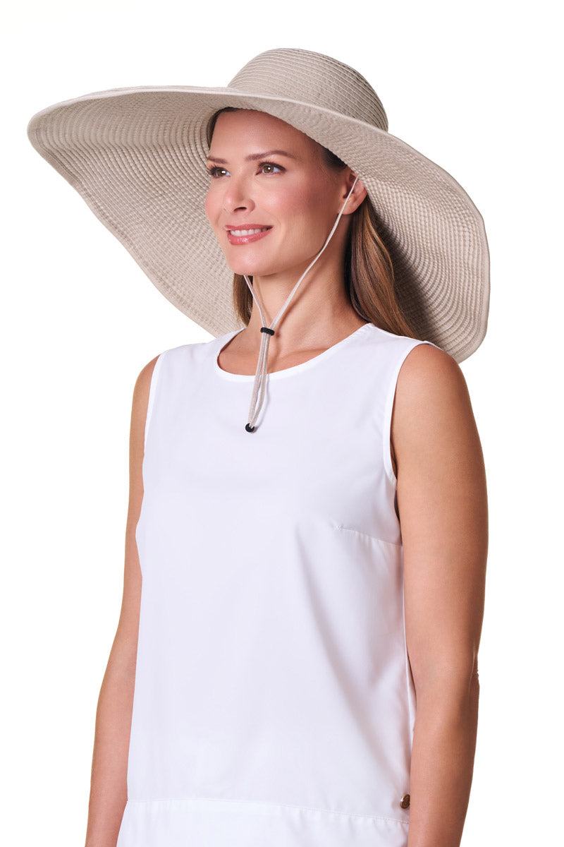 Shelby | Shapeable Poolside Hat | Tan