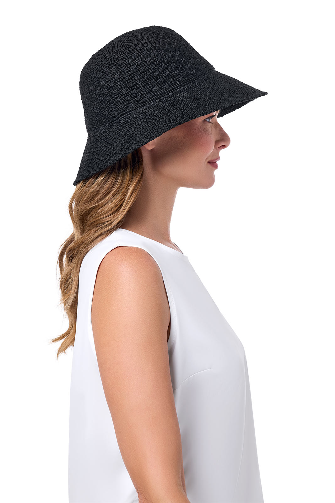 Marina | Cloche Sun Hat | Black