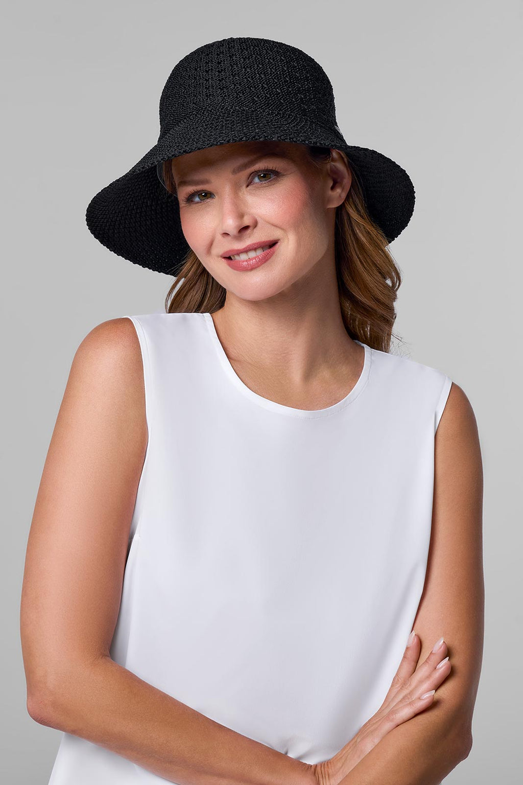 Marina | Cloche Sun Hat | Black