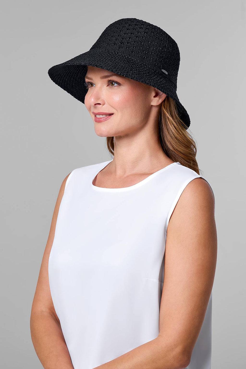 Marina | Cloche Sun Hat | Black
